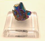 Titanium Quartz Crystal on Lucite