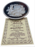 Vintage 1979 Limited-Edition Carl Romanelli's Collector Plate "Antony and Cleopatra"