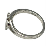 Sterling Silver 925 Treble Clef Music Note Ring Size 5