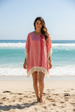 Umgee Orange Tie Dye Boho Dress