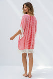 Umgee Orange Tie Dye Boho Dress