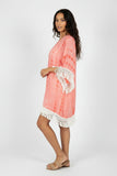 Umgee Orange Tie Dye Boho Dress