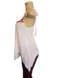Umgee White Fringe Boho Top