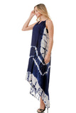 Venice Blue Plus Size Hi-Lo Maxi Tie Dye Dress 3 Fabulous Colors!