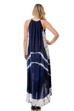 Venice Blue Plus Size Hi-Lo Maxi Tie Dye Dress 3 Fabulous Colors!