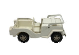 Vintage 1950's White Louis Marx Jeep