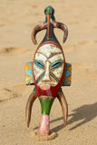 White African Guro Mask From The Ivory Coast