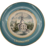 Vintage Avon Christmas 1974 "Country Church" Collector Plate