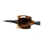 Yellow African Guro Mask From The Ivory Coast