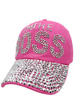 "I'M THE BOSS" Bling Cap