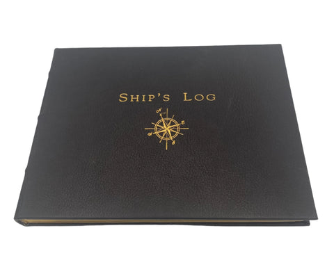 Leather Ships Log Book