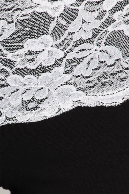 Chatoyant White Lace Waist Yoga Pants – Jalynn's Closet