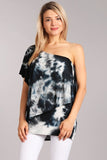 Chatoyant 4 Way Hand Marble Tie Dye Top
