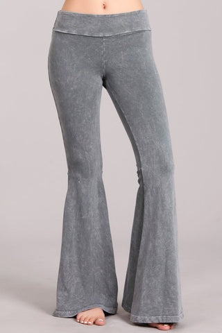 Chatoyant Mineral Wash French Terry Pants Light Gray