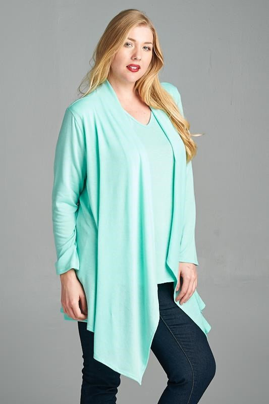 Plus Size Classic Cardigan Twin Set