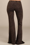 Chatoyant Mineral Wash Bell Bottoms Brown