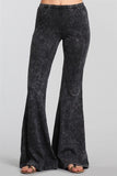Chatoyant Mineral Wash French Terry Pants Dark Ash Gray