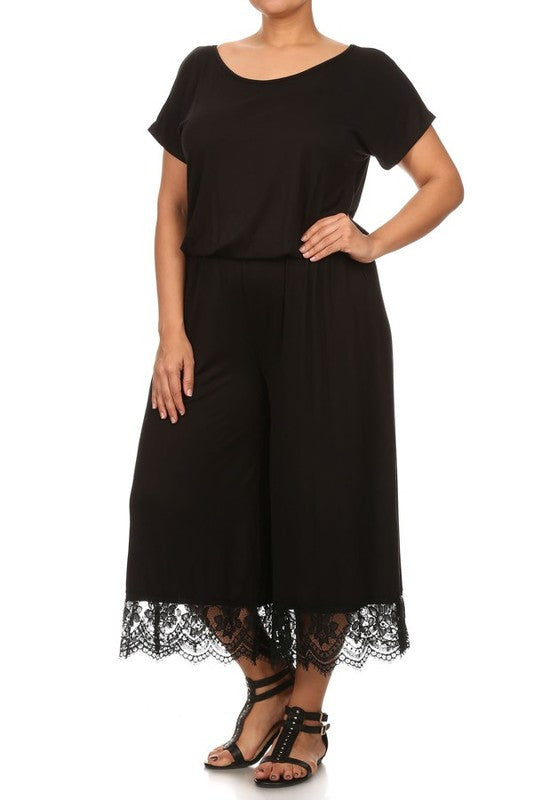 Plus size gaucho jumpsuit best sale