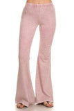 Chatoyant Mineral Wash Bell Bottoms Lt. Pink