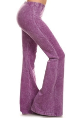Chatoyant Mineral Wash Bell Bottoms Orchid