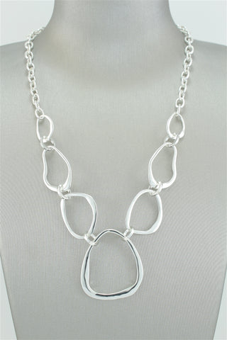 Rhodium Chain Necklace