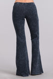Chatoyant Mineral Wash Bell Bottoms Charcoal Navy