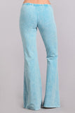 Chatoyant Mineral Wash Bell Bottoms Sky Blue