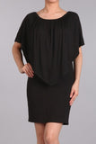 Chatoyant 4 Way Convertible Dress Black