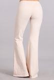 Chatoyant Mineral Wash Bell Bottoms Nude