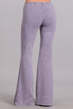 Chatoyant Mineral Wash Bell Bottoms Lilac