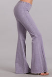 Chatoyant Mineral Wash Bell Bottoms Lilac