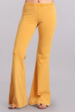 Chatoyant Mineral Wash Bell Bottoms Amber