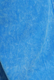Chatoyant Plus Size Mineral Wash Bell Bottoms Deep Azure