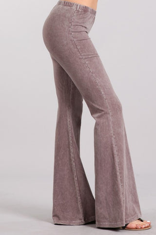 Chatoyant Mineral Wash Bell Bottoms Desert Taupe