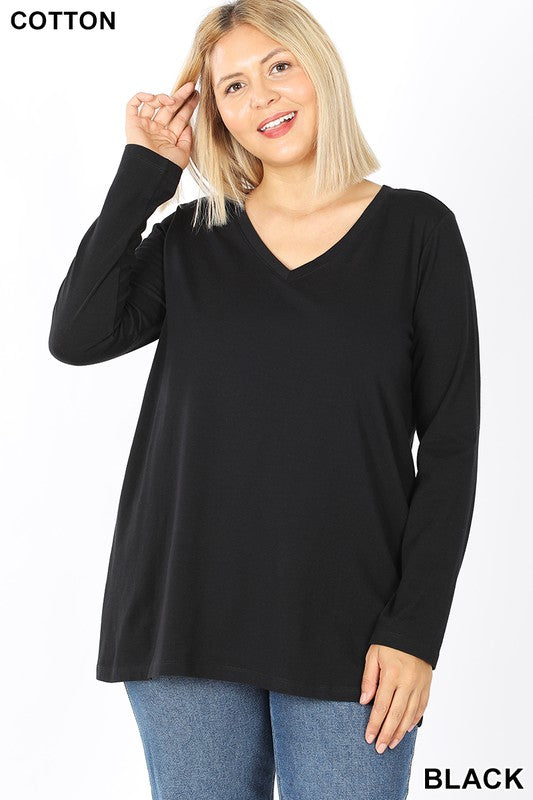 long length v neck t shirts