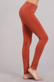 Chatoyant Mineral Wash Legging Rust