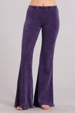 Chatoyant Mineral Wash Bell Bottoms Grape
