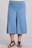 Chatoyant Plus Size Gauchos Lt Blue