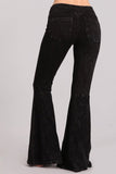 Chatoyant Mineral Wash French Terry Pants Black