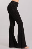 Chatoyant Mineral Wash French Terry Pants Black
