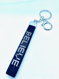 Bling Believe Key Chain 4 Colors