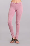 Chatoyant Mineral Wash Legging Rose Pink