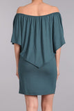 Chatoyant 4 Way Convertible Dress Deep Teal