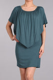 Chatoyant 4 Way Convertible Dress Deep Teal