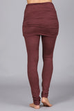Chatoyant Skirt Leggings Heather Red Brown