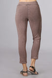 Chatoyant Mineral Wash Side Lace Leggings Desert Taupe