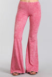 Chatoyant Mineral Wash Bell Bottoms Pink
