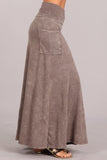 Chatoyant Mineral Wash Skirt Desert Taupe
