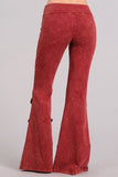 Chatoyant Double Fringe Bell Bottoms Burnt Clay