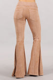 Chatoyant Mineral Wash French Terry Pants Camel